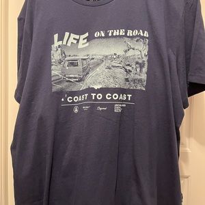 JACK AND JONES DARK BLUE MENS SHORT SLEEVE TEE-SHIRT SIZE XXL